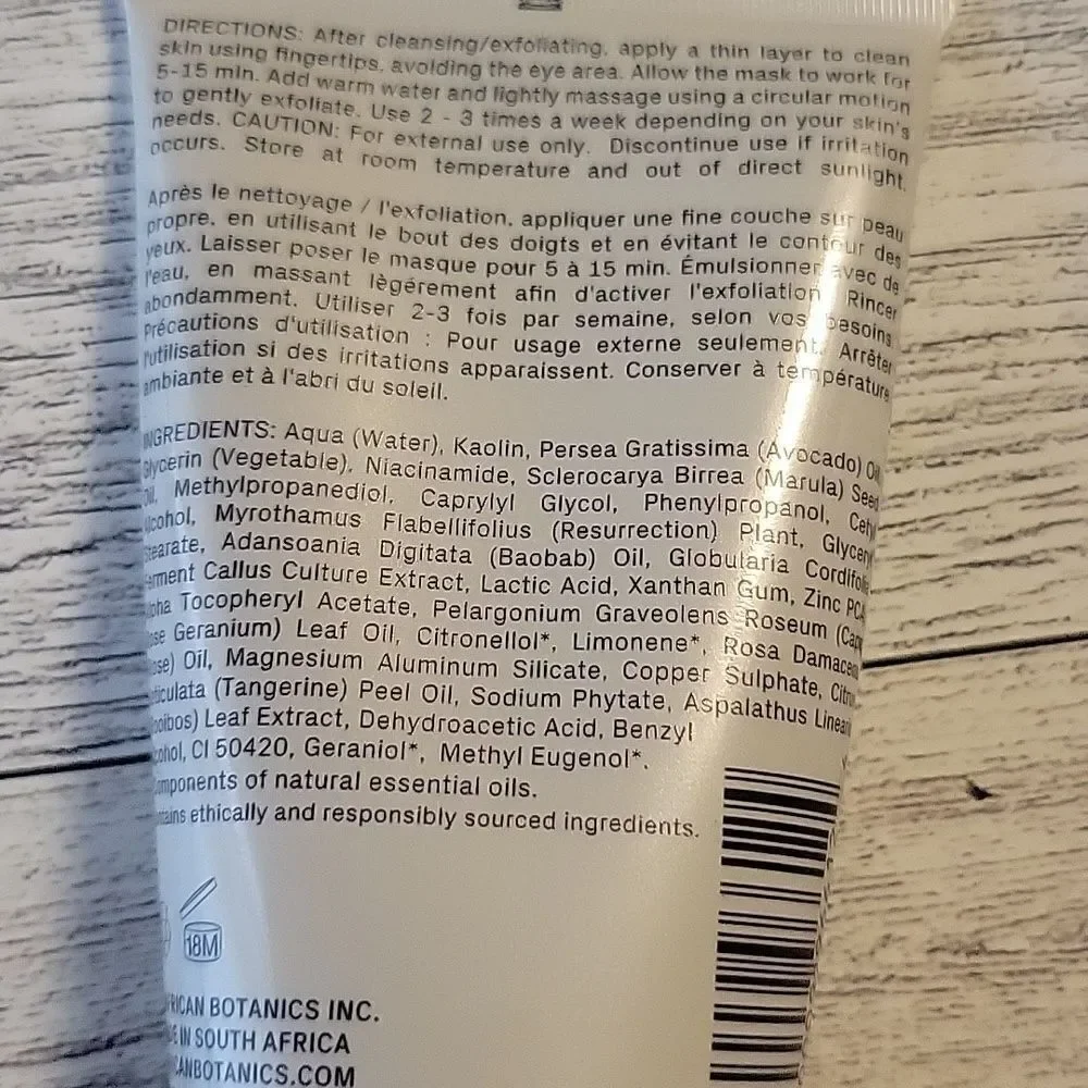 African Botanics Mineral Cleansing Mask